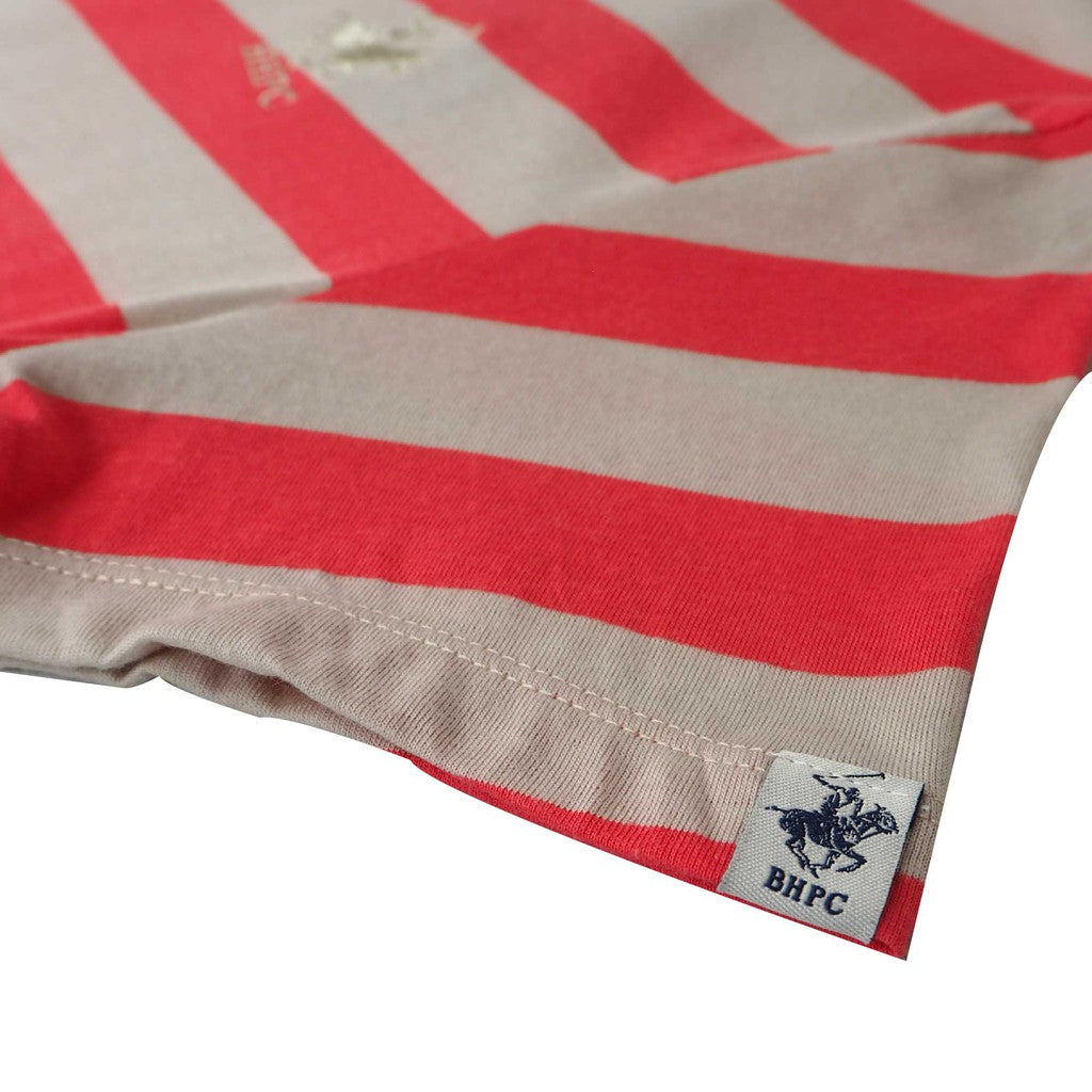 BHPC Women Striped Cotton Jersey Tee - The Pink Apparel Company