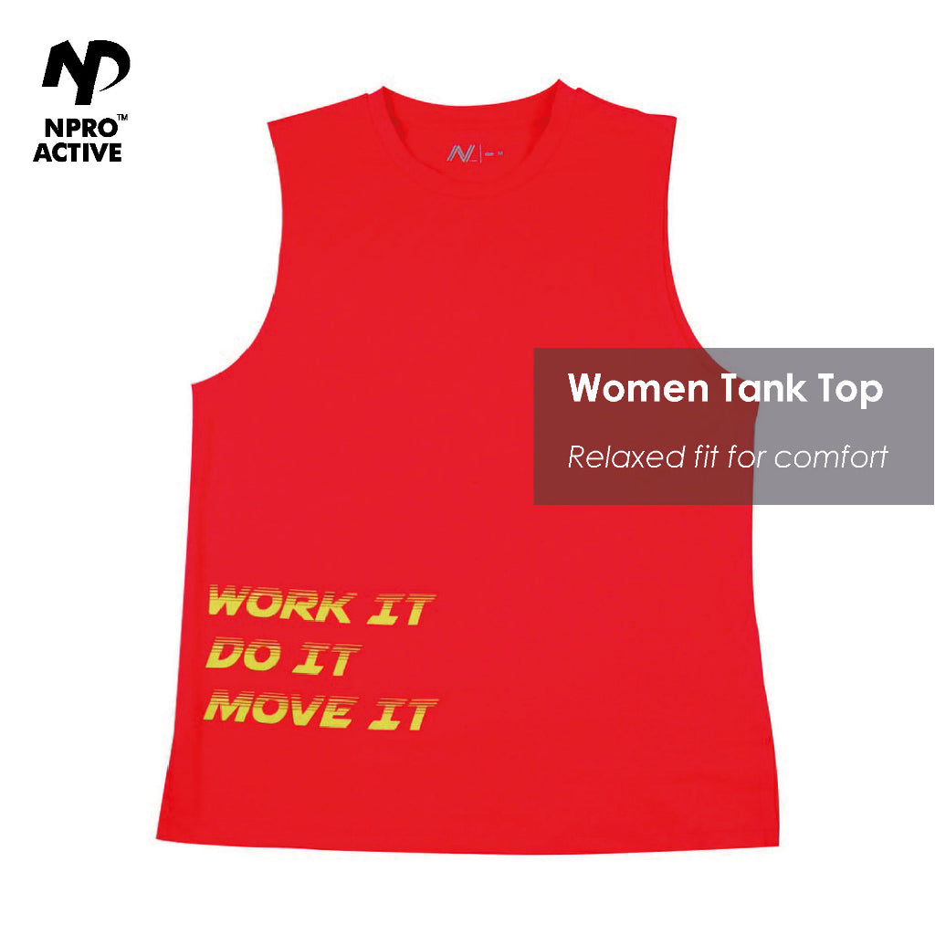 NPRO Women Statement Tank Top - The Pink Apparel Company