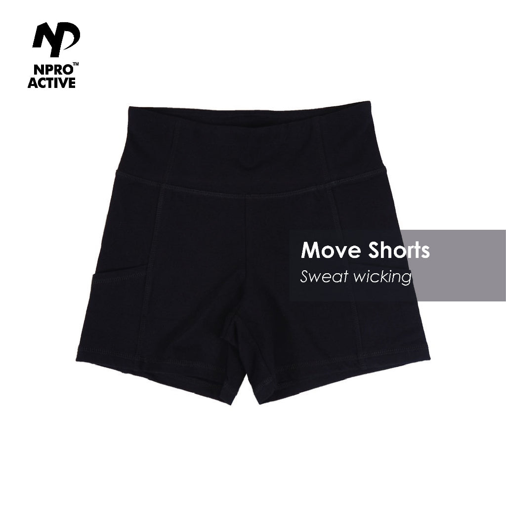 NPRO Women High Waisted Move Shorts - The Pink Apparel Company