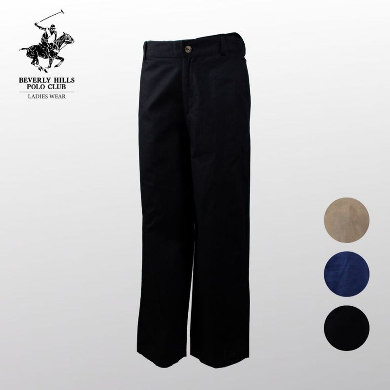 BHPC BHC01367 Women High Waist Straight Pants | Casual Office Work Pants Poket Sisi S-XL