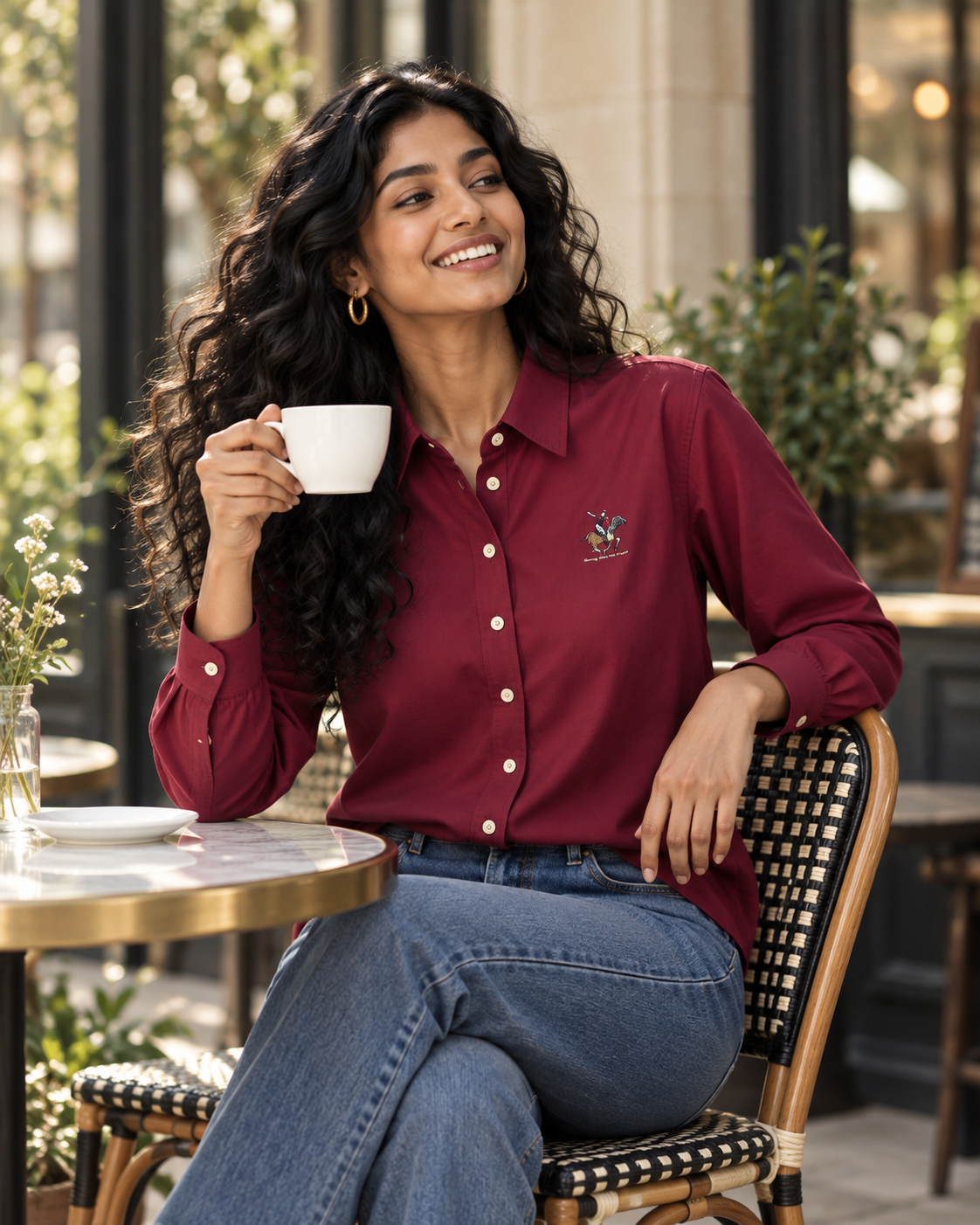 The shirt edit: burgundy BHPC button-down